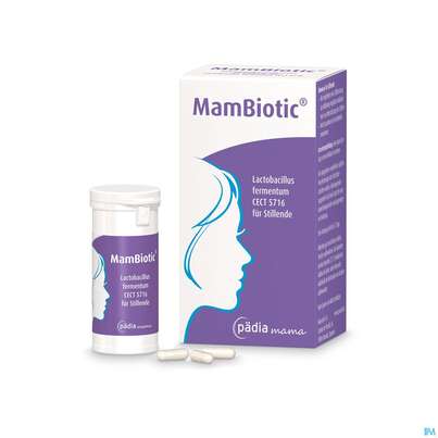 Sie sehen eine Packung Mambiotic Kapseln 21st, Produktbild: 04 Mambiotic Kapseln 21st, A-Nr.: 5205534 - 04
