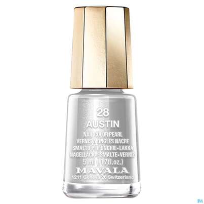 Sie sehen eine Packung Mavala Nagellacke 28 Austin 5ml, Produktbild: 03 Mavala Nagellacke 28 Austin 5ml, A-Nr.: 4773472 - 03