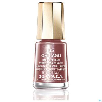 Sie sehen eine Packung Mavala Nagellacke 85 Chicago 5ml, Produktbild: 01 Mavala Nagellacke 85 Chicago 5ml, A-Nr.: 4365187 - 01