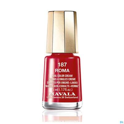 Sie sehen eine Packung Mavala Nagellacke 187 Roma 5ml, Produktbild: 01 Mavala Nagellacke 187 Roma 5ml, A-Nr.: 4020123 - 01