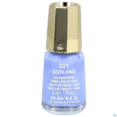 Sie sehen eine Packung Mavala Nagellacke 321 Gotland 5ml, Produktbild: 01 Mavala Nagellacke 321 Gotland 5ml, A-Nr.: 5426235 - 01