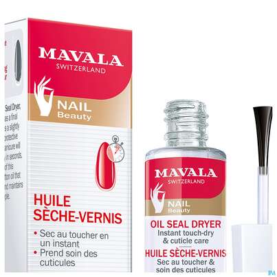 Sie sehen eine Packung Mavala Oil Seal Dryer Nagel Schnelltrockner 10ml, Produktbild: 05 Mavala Oil Seal Dryer Nagel Schnelltrockner 10ml, A-Nr.: 4071497 - 05