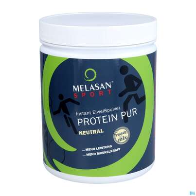 Sie sehen eine Packung Melasan/sport Fitness Drink Protein Pur 450g, Produktbild: 04 Melasan/sport Fitness Drink Protein Pur 450g, A-Nr.: 4619771 - 04