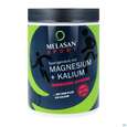 Sie sehen eine Packung Magnesium +kalium/melasan Sport Sportgetraenk Himbeere Zitrone 610g, Produktbild: 01 Magnesium +kalium/melasan Sport Sportgetraenk Himbeere Zitrone 610g, A-Nr.: 4733946 - 01