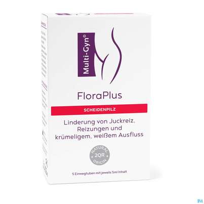 Sie sehen eine Packung Multi-gyn Floraplus 5x5ml 1pk, Produktbild: 02 Multi-gyn Floraplus 5x5ml 1pk, A-Nr.: 3796525 - 02