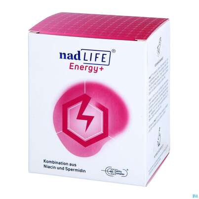 Sie sehen eine Packung Nadlife Energy+ Nam +spermidin Treibstoff F Die Zelle Energieboost 30st, Produktbild: 02 Nadlife Energy+ Nam +spermidin Treibstoff F Die Zelle Energieboost 30st, A-Nr.: 5818573 - 02