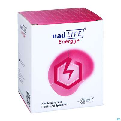 Sie sehen eine Packung Nadlife Energy+ Nam +spermidin Treibstoff F Die Zelle Energieboost 30st, Produktbild: 03 Nadlife Energy+ Nam +spermidin Treibstoff F Die Zelle Energieboost 30st, A-Nr.: 5818573 - 03