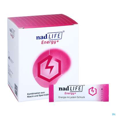 Sie sehen eine Packung Nadlife Energy+ Nam +spermidin Treibstoff F Die Zelle Energieboost 30st, Produktbild: 05 Nadlife Energy+ Nam +spermidin Treibstoff F Die Zelle Energieboost 30st, A-Nr.: 5818573 - 05