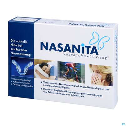 Sie sehen eine Packung Nasen Schmetterling Nasanita 1st, Produktbild: 02 Nasen Schmetterling Nasanita 1st, A-Nr.: 3084440 - 02