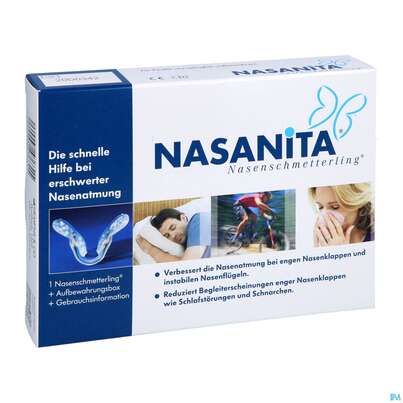 Sie sehen eine Packung Nasen Schmetterling Nasanita 1st, Produktbild: 03 Nasen Schmetterling Nasanita 1st, A-Nr.: 3084440 - 03