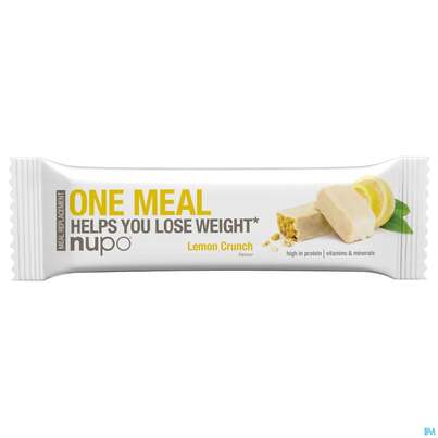 Sie sehen eine Packung Nupo Lebenswert Onemeal/bar Lemon/yo 60g, Produktbild: 02 Nupo Lebenswert Onemeal/bar Lemon/yo 60g, A-Nr.: 5739075 - 02