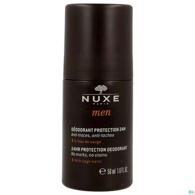 Sie sehen eine Packung Nuxe Men Deodorant Protection 24h 50ml, Produktbild: 01 Nuxe Men Deodorant Protection 24h 50ml, A-Nr.: 4080533 - 01