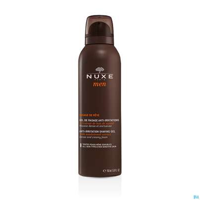 Sie sehen eine Packung Nuxe Men Gel De Rasage Anti-irritations 150ml, Produktbild: 01 Nuxe Men Gel De Rasage Anti-irritations 150ml, A-Nr.: 4080473 - 01