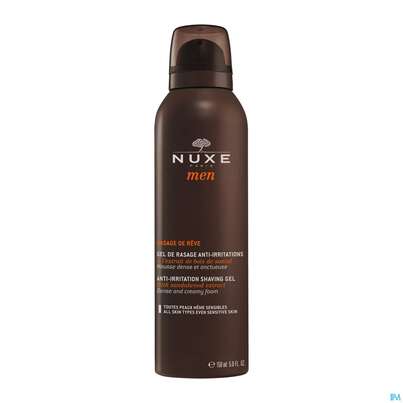 Sie sehen eine Packung Nuxe Men Gel De Rasage Anti-irritations 150ml, Produktbild: 03 Nuxe Men Gel De Rasage Anti-irritations 150ml, A-Nr.: 4080473 - 03