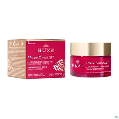 Sie sehen eine Packung Nuxe Merveillance/lift Firming/powdery Cream Normale-mischhaut 50ml, Produktbild: 02 Nuxe Merveillance/lift Firming/powdery Cream Normale-mischhaut 50ml, A-Nr.: 5615947 - 02