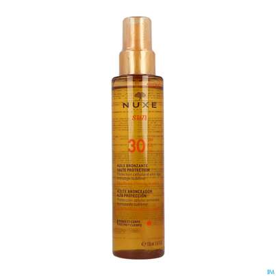 Sonnenprodukte Nuxe Sun Gesicht +koerper Tanning Sun Oil Lsf30 150ml, A-Nr.: 4338411 - 03