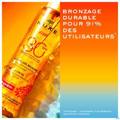 Sonnenprodukte Nuxe Sun Gesicht +koerper Tanning Sun Oil Lsf30 150ml, A-Nr.: 4338411 - 09