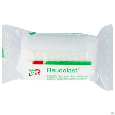 Sie sehen eine Packung Fixierbinden Raucolast 4mx 6cm 1st, Produktbild: 01 Fixierbinden Raucolast 4mx 6cm 1st, A-Nr.: 5026814 - 01