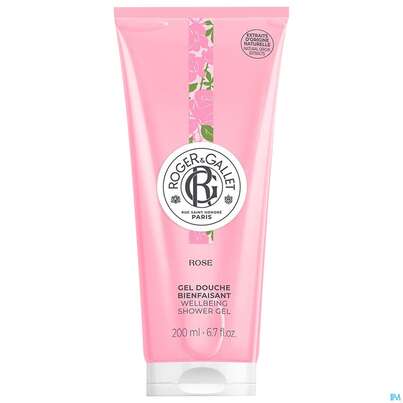 Sie sehen eine Packung Roger & Gallet Rose Showergel 200ml, Produktbild: 01 Roger & Gallet Rose Showergel 200ml, A-Nr.: 5669067 - 01