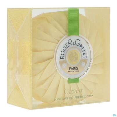 Sie sehen eine Packung Roger&gallet CÉdrat Parfümierte Seife 100g, Produktbild: 01 Roger&gallet CÉdrat Parfümierte Seife 100g, A-Nr.: 4405604 - 01