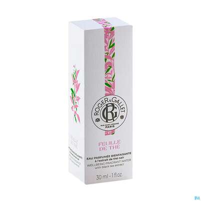 Sie sehen eine Packung Roger&gallet Feuille De Thé Duftendes Wohlfühl-wasser 30ml, Produktbild: 03 Roger&gallet Feuille De Thé Duftendes Wohlfühl-wasser 30ml, A-Nr.: 5668872 - 03