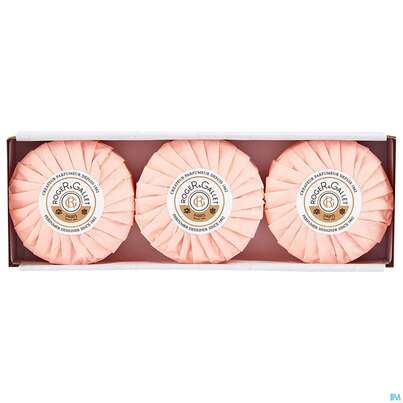 Sie sehen eine Packung Roger&gallet Fleur De Figuier Parfümierte Seifencoffret 3x100 g, Produktbild: 02 Roger&gallet Fleur De Figuier Parfümierte Seifencoffret 3x100 g, A-Nr.: 4098786 - 02
