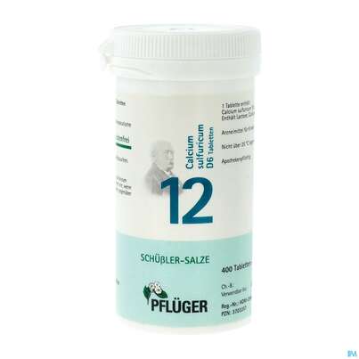 Sie sehen eine Packung Schuess 12 Calc Sulf D 6 Pflu 100g, Produktbild: 02 Schuess 12 Calc Sulf D 6 Pflu 100g, A-Nr.: 3703357 - 02