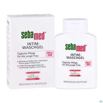Sie sehen eine Packung Sebamed Intim Waschgel Ph 3,8 200ml, Produktbild: 04 Sebamed Intim Waschgel Ph 3,8 200ml, A-Nr.: 4084985 - 04