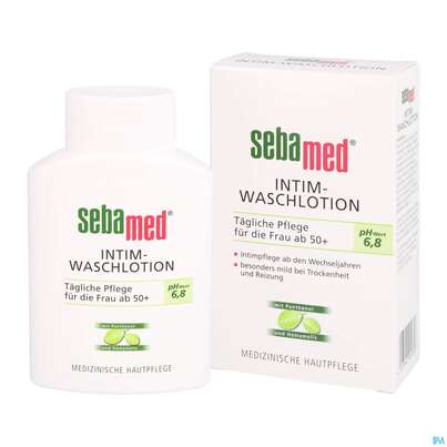 Sie sehen eine Packung Sebamed Intim Waschlotion Ph 6,8 200ml, Produktbild: 04 Sebamed Intim Waschlotion Ph 6,8 200ml, A-Nr.: 4084991 - 04