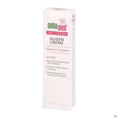 Sie sehen eine Packung Sebamed/sebapharma Anti-ageing Augencreme 15ml, Produktbild: 03 Sebamed/sebapharma Anti-ageing Augencreme 15ml, A-Nr.: 3399623 - 03
