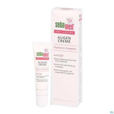 Sie sehen eine Packung Sebamed/sebapharma Anti-ageing Augencreme 15ml, Produktbild: 05 Sebamed/sebapharma Anti-ageing Augencreme 15ml, A-Nr.: 3399623 - 05
