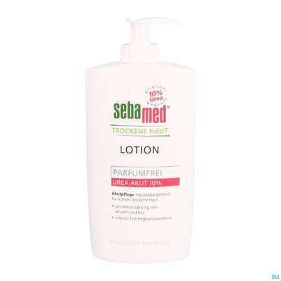 Sie sehen eine Packung Sebamed Akut/lotion Urea 10% Parfuemfrei +spen 400ml, Produktbild: 07 Sebamed Akut/lotion Urea 10% Parfuemfrei +spen 400ml, A-Nr.: 4084933 - 07