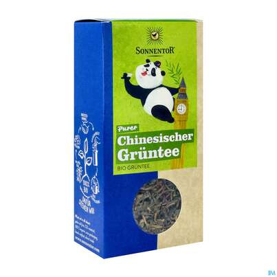 Sie sehen eine Packung Sonnentor Gruener/tee Bio Chinesisch 00224 100g, Produktbild: 02 Sonnentor Gruener/tee Bio Chinesisch 00224 100g, A-Nr.: 3574345 - 02