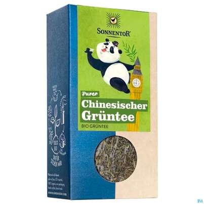 Sie sehen eine Packung Sonnentor Gruener/tee Bio Chinesisch 00224 100g, Produktbild: 04 Sonnentor Gruener/tee Bio Chinesisch 00224 100g, A-Nr.: 3574345 - 04