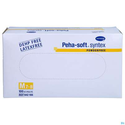 Untersuchungshandschuhe Peha/soft/puderfrei Syntex Unsteril Mittel M 94216 100st, A-Nr.: 3700873 - 01