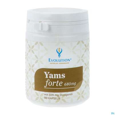 Sie sehen eine Packung Yams Wurzel Kapseln Evolution 90st, Produktbild: 02 Yams Wurzel Kapseln Evolution 90st, A-Nr.: 4593385 - 02