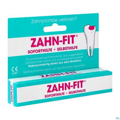 Sie sehen eine Packung Zahn-fit Zahnfuellstoff 3g, Produktbild: 02 Zahn-fit Zahnfuellstoff 3g, A-Nr.: 4736258 - 02