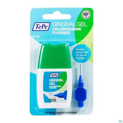 Sie sehen eine Packung Zahnpaste Tepe Gel Gingival 20ml, Produktbild: 03 Zahnpaste Tepe Gel Gingival 20ml, A-Nr.: 3894512 - 03